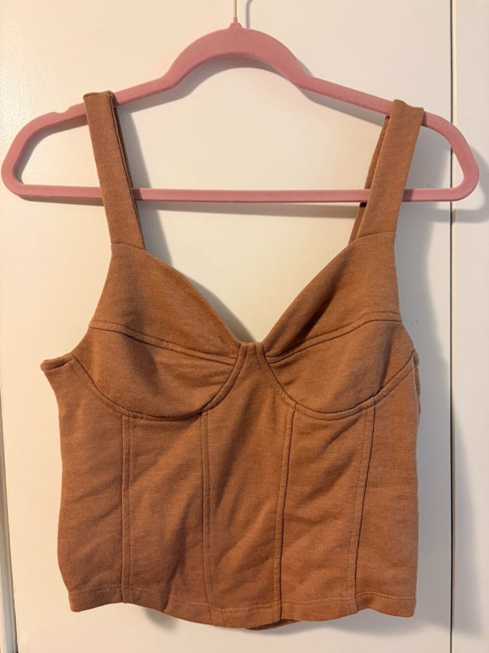 ✨ ASOS 4505 Sweatshirt Fabric Corset Crop Top ✨